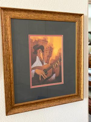 Justin Bua Print "El Guitarrista"
