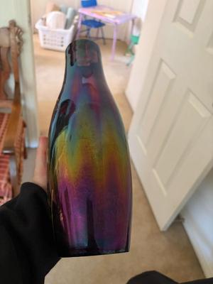 Art Nouveau iridescence vase