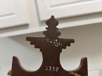 Pair of wall candleholders