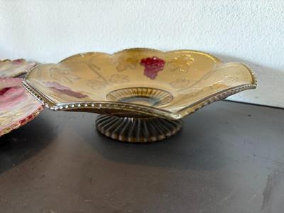 5 pieces Goofus glass