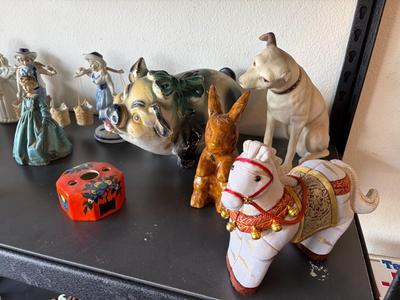 Shelf of knickknacks