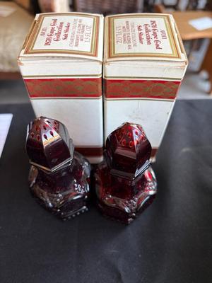 Avon Red salt & pepper shakers