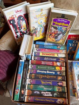 24 Disney VHS movies
