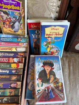 24 Disney VHS movies