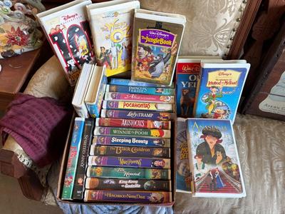 24 Disney VHS movies