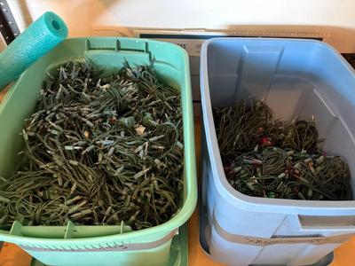 2 boxes Christmas lights