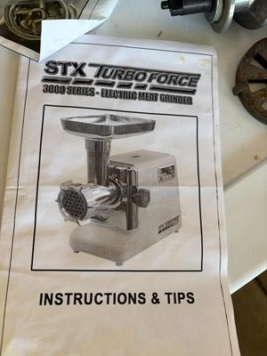 STX Turbo Force meat grinder