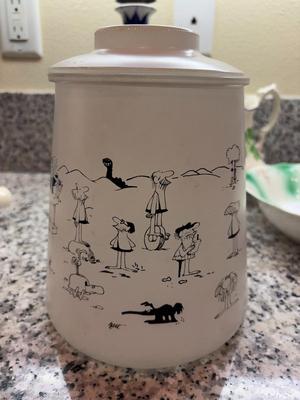 Bartlett Collins B.C. comic strip cookie jar
