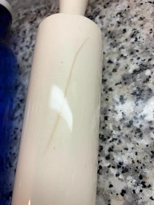 3 glass rolling pins