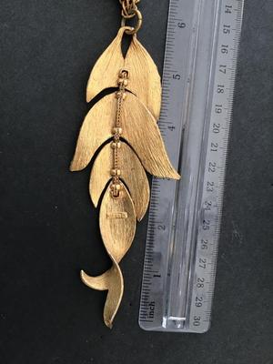 1970 Book peice Napier Runaway Necklace Design by Francis Fujio