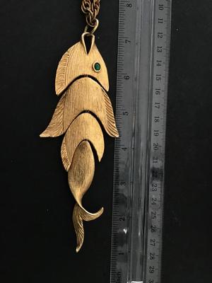 1970 Book peice Napier Runaway Necklace Design by Francis Fujio