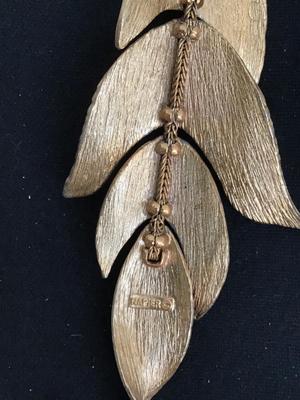 1970 Book peice Napier Runaway Necklace Design by Francis Fujio