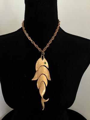 1970 Book peice Napier Runaway Necklace Design by Francis Fujio