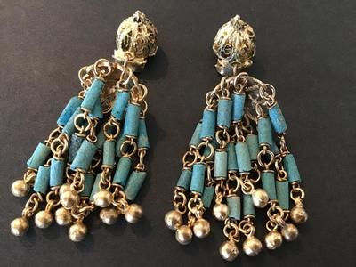 Vintage Egyptian Revival Earrings