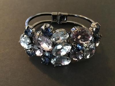 Sparkly Clamper Statement Bracelet