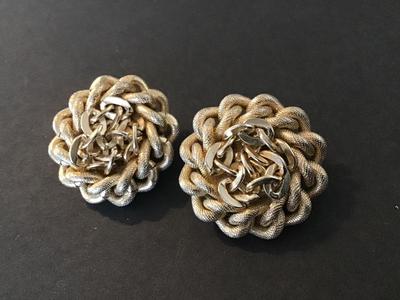 Vintage German Gold Tone Earrings