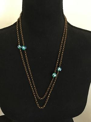 Vintage Glass ahead Necklace