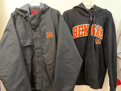 Bengals sweatshirt & jacket XL