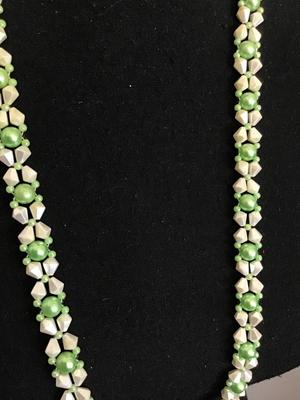 Vintage Faux Beaded necklace