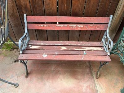 Child's garden bench