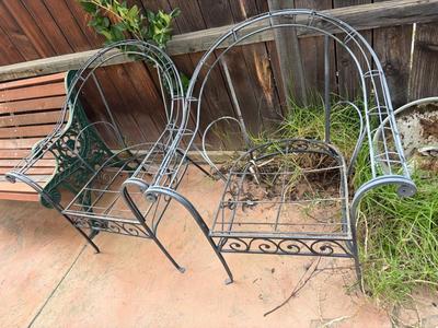 2 patio chairs