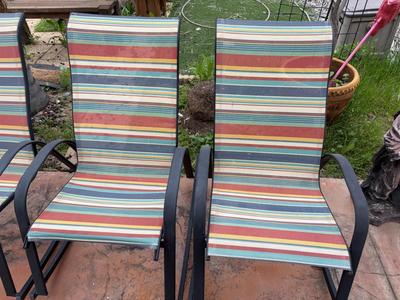 4 patio rockers