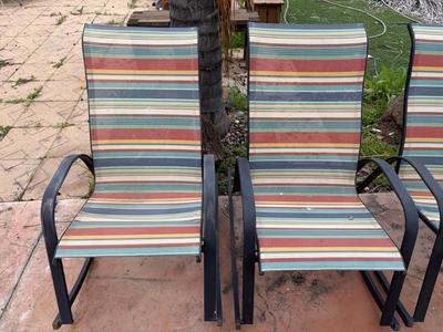 4 patio rockers