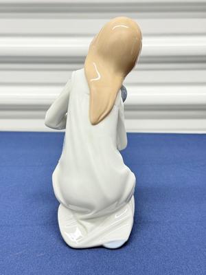 Girl with Teddy Bear Porcelain Figurine by Nao Lladró