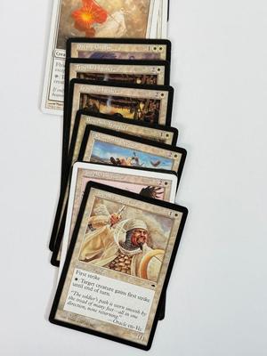 LOT 31: Vintage Magic the Gathering MTG TCG White Common Cards