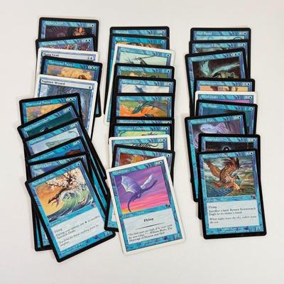 LOT 32: Vintage Magic the Gathering MTG TCG Blue Common Cards
