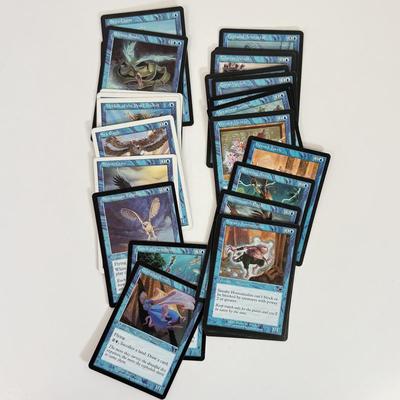 LOT 32: Vintage Magic the Gathering MTG TCG Blue Common Cards