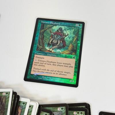 LOT 35: Vintage Magic the Gathering MTG TCG Green Common Cards