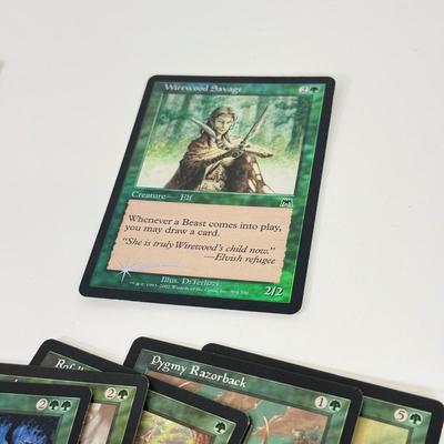 LOT 35: Vintage Magic the Gathering MTG TCG Green Common Cards