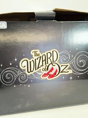 LOT 37: Wizard of Oz Wicket Witch of the East Leg Lamp w/ Box (works!)