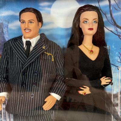 LOT 39: 2000 Mattel Barbie Collectibles Dolls: The Addam's Family Giftset NRFB