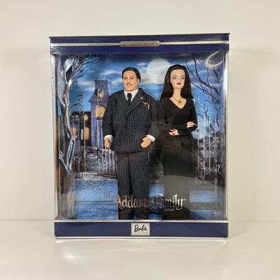 LOT 39: 2000 Mattel Barbie Collectibles Dolls: The Addam's Family Giftset NRFB