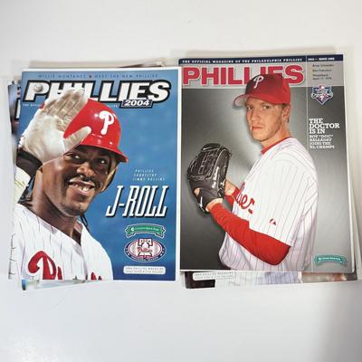 LOT 40: 2000s MLB Philadelphia Phillies Official Magazines