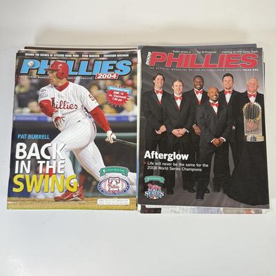 LOT 40: 2000s MLB Philadelphia Phillies Official Magazines