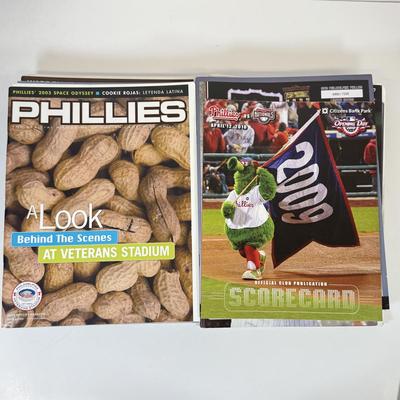 LOT 40: 2000s MLB Philadelphia Phillies Official Magazines