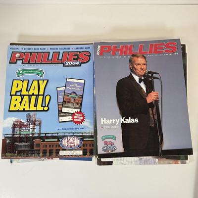 LOT 40: 2000s MLB Philadelphia Phillies Official Magazines