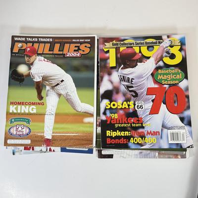 LOT 40: 2000s MLB Philadelphia Phillies Official Magazines