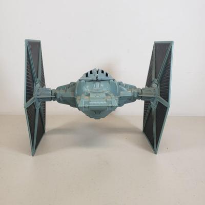 LOT 47: Star Wars Electronic X-Wing Fighter & Imperial TIE Fighter Toys