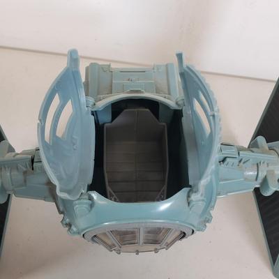 LOT 47: Star Wars Electronic X-Wing Fighter & Imperial TIE Fighter Toys