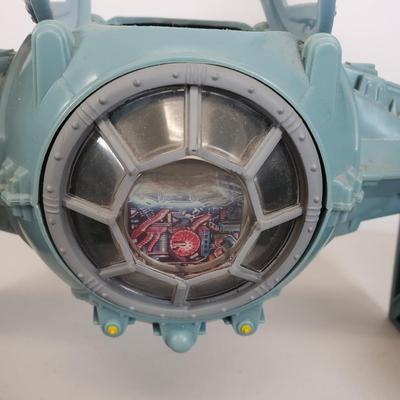 LOT 47: Star Wars Electronic X-Wing Fighter & Imperial TIE Fighter Toys