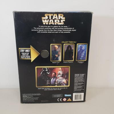 LOT 48: Kenner Star Wars electronic Boba Fett 12" Action Figure