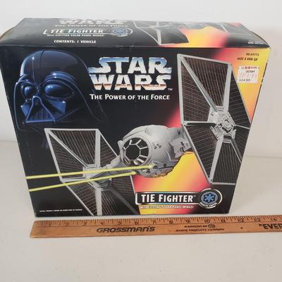 LOT 49: Star Wars The Power of the Force TIE Fighter by Kenner