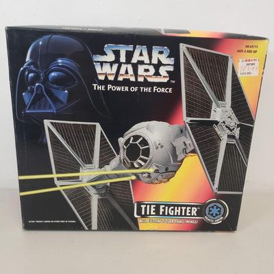 LOT 49: Star Wars The Power of the Force TIE Fighter by Kenner