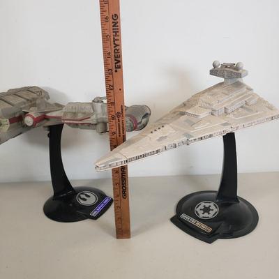 LOT 54: Star Wars Rebel Blockade Runner & Super Star Destroyer Electronic Collector Fleet