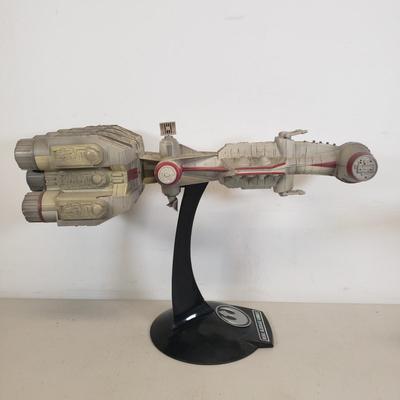 LOT 54: Star Wars Rebel Blockade Runner & Super Star Destroyer Electronic Collector Fleet