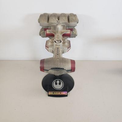 LOT 54: Star Wars Rebel Blockade Runner & Super Star Destroyer Electronic Collector Fleet